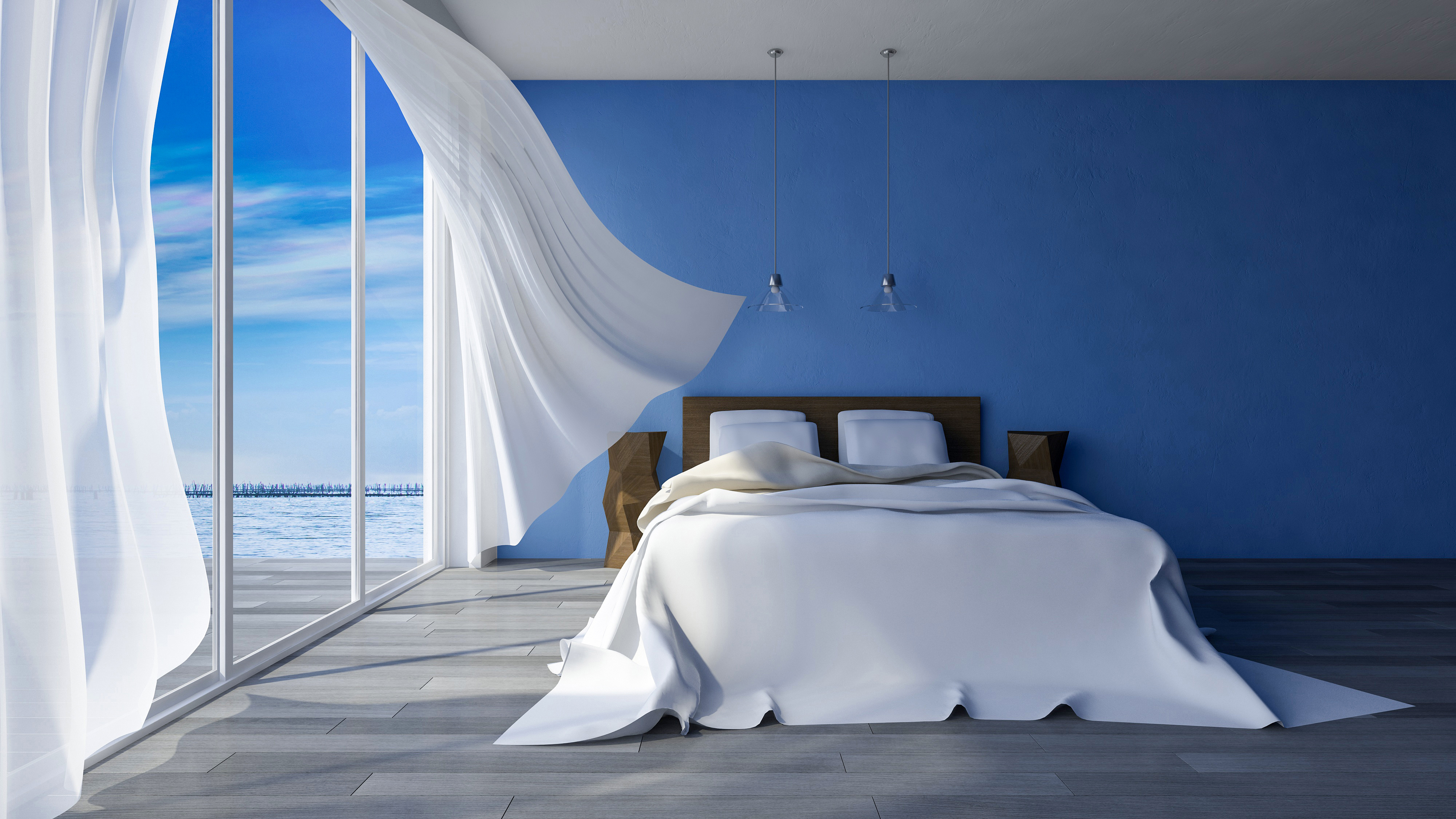 seaside bedroom